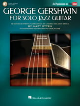 George Gershwin for Solo Jazz Guitar Guitar and Fretted sheet music cover